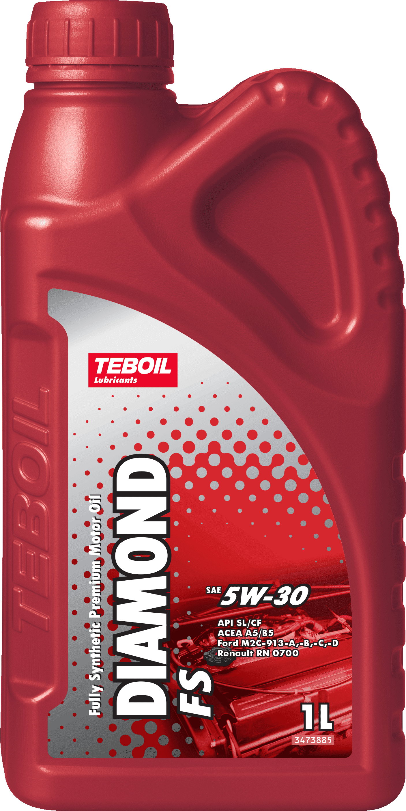 Синтетическое моторное масло TEBOIL DIAMOND FS 5W-30
