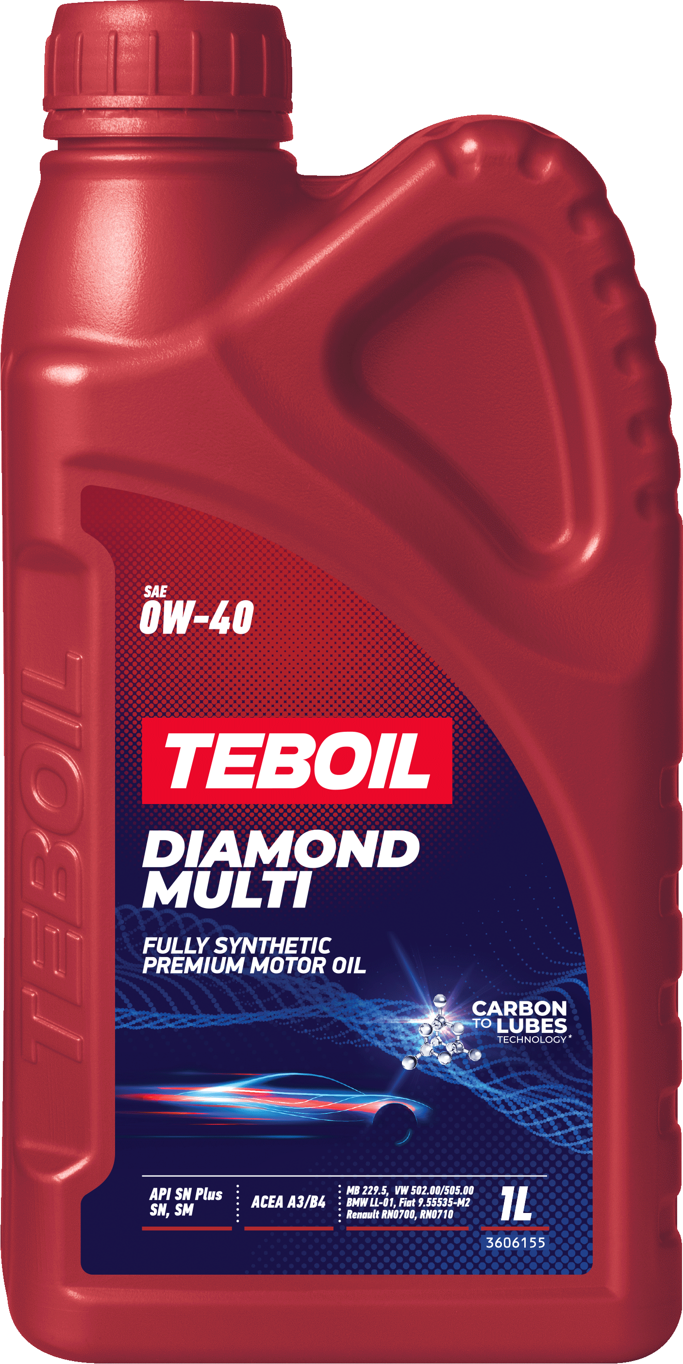 Синтетическое моторное масло TEBOIL DIAMOND MULTI 0W-40