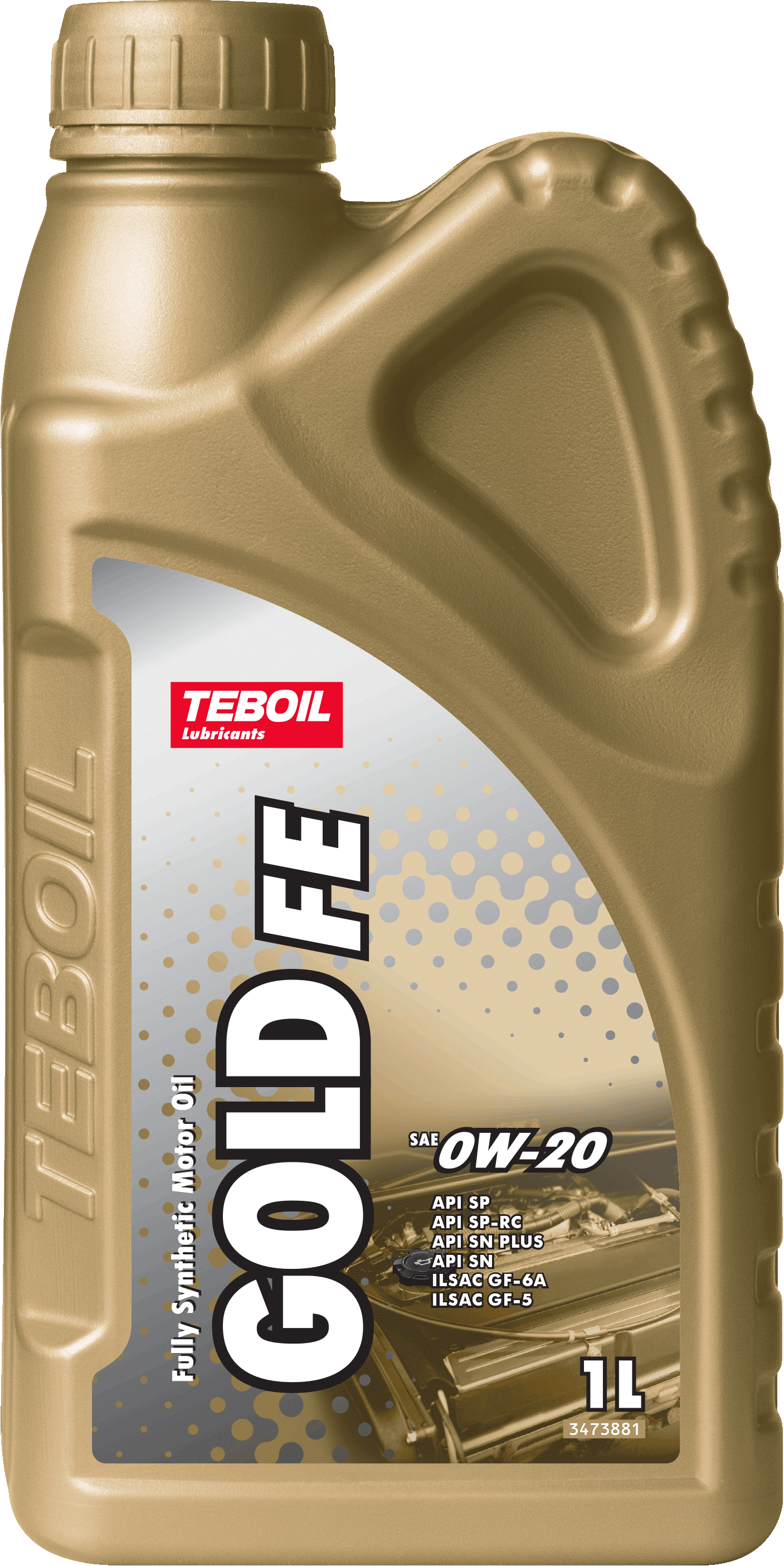 Синтетическое моторное масло TEBOIL GOLD FE 0W-20