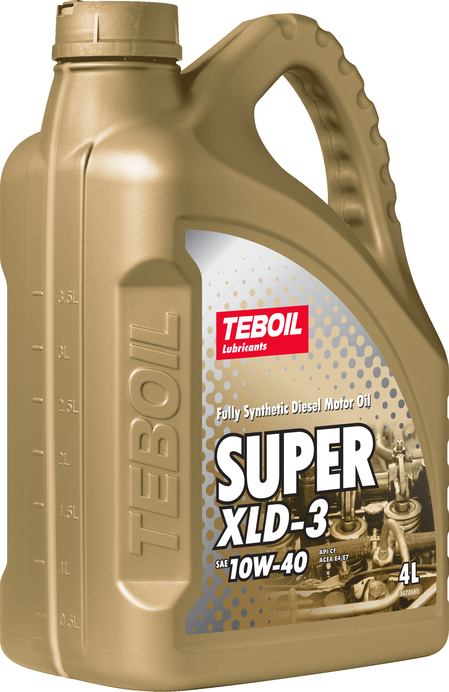 Синтетическое моторное масло TEBOIL SUPER XLD-3 10W-40