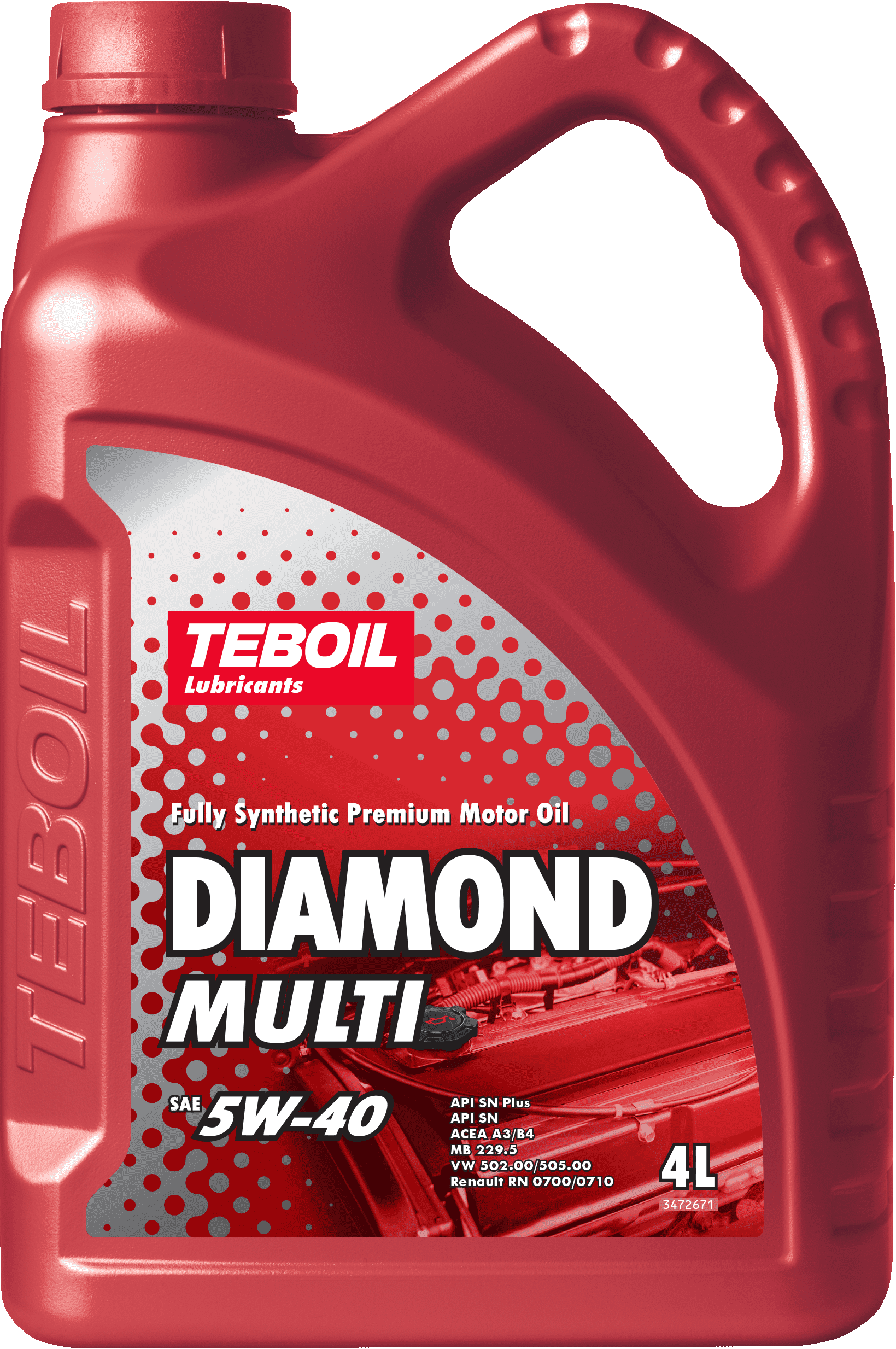 Синтетическое моторное масло TEBOIL DIAMOND MULTI 5W-40