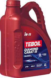 Синтетическое моторное масло TEBOIL DIAMOND CARAT III 0W-30